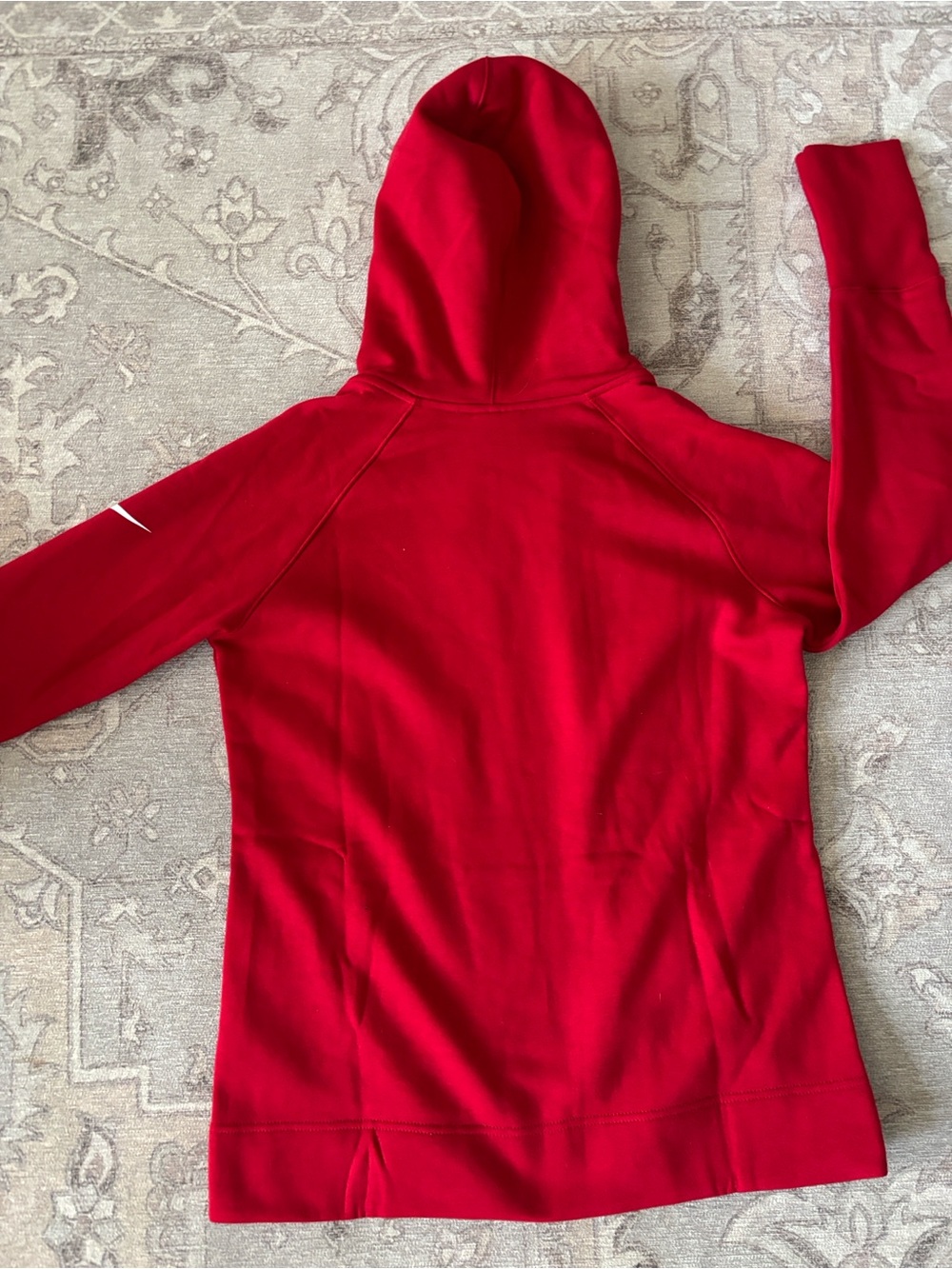 Nike Red Full-Zip Team Hoodie with Tampa Bay Logo - Picture 4 of 4